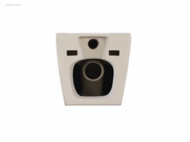 1x toilet - wit - hangend - keramiek - soft... - afbeelding 3 van  4