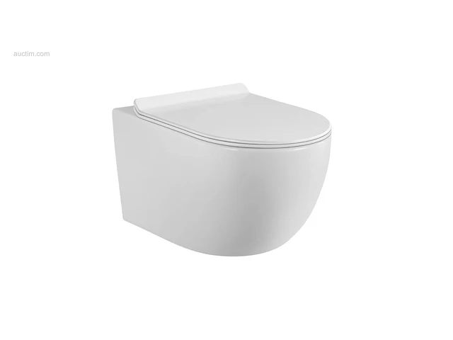 1x toilet - wit - super flush - hangend -... - afbeelding 1 van  4