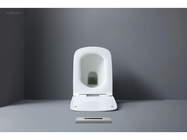 1x toilet - wit - super flush - hangend -... - afbeelding 8 van  10