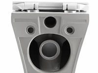 1x toilet - wit - super flush - hangend -... - afbeelding 10 van  10