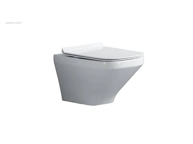 1x toilet - wit - super flush - hangend -... - afbeelding 1 van  10