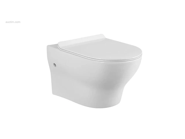 1x toilet - wit - tornado flush - hangend -... - afbeelding 1 van  4