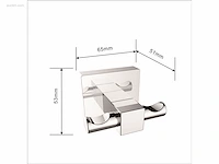 1x toilet accessoire set - 3-delig - chroom - afbeelding 4 van  4