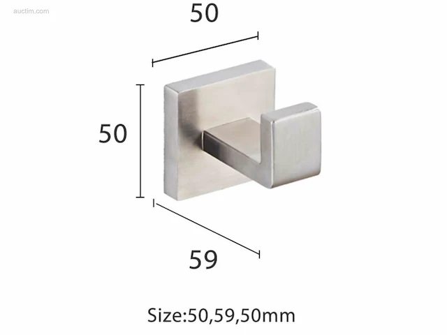 1x toilet accessoire set - 3-delig - geborsteld... - afbeelding 7 van  7