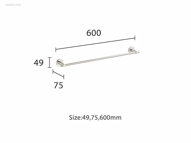 1x toilet accessoire set - 4-delig - geborsteld... - afbeelding 7 van  7