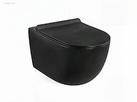 1x toilet + geberit inbouwreservoir - mat zwart... - afbeelding 2 van  8