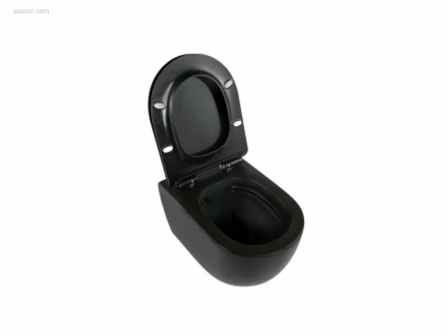 1x toilet + geberit inbouwreservoir - mat zwart... - afbeelding 3 van  8