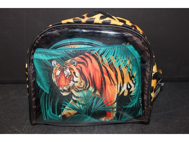 1x toilet tas 2 delig leeuw in kr 10 - afbeelding 2 van  3