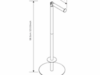 1x toiletrol - reserve rolhouder - chroom - afbeelding 4 van  4