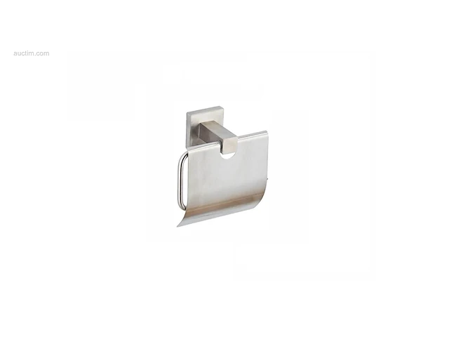 1x toiletrolhouder - geborsteld rvs - afbeelding 1 van  2