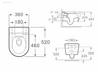 1x toiletset - geberit inbouwreservoir - mat... - afbeelding 5 van  8
