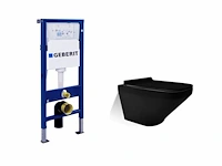 1x toiletset - geberit inbouwreservoir - mat...