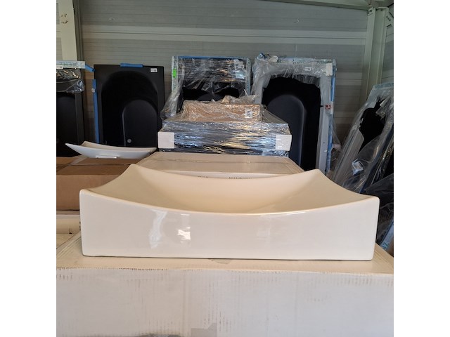 1x waskom best design, app, glans wit - afbeelding 1 van  6