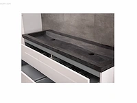 1x wastafel - natuursteen - 160cm - zonder... - afbeelding 2 van  2