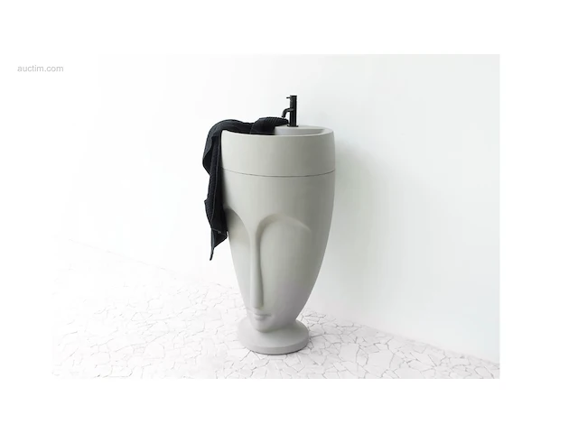 1x wastafelzuil - beton - licht grijs -... - afbeelding 1 van  3