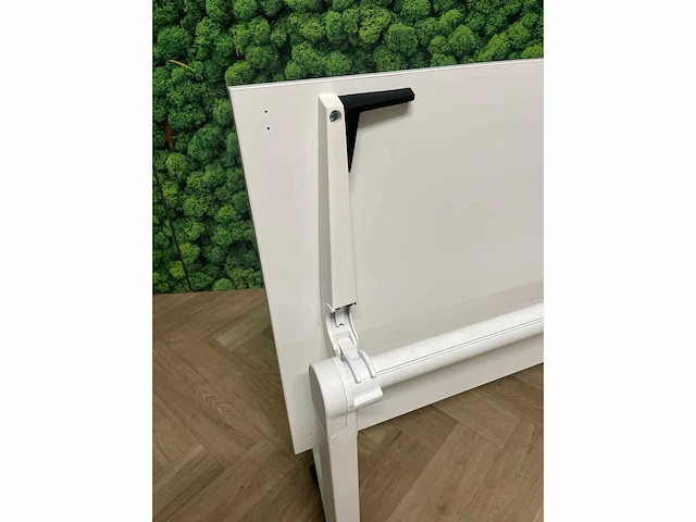 1x witte verrijdbare klaptafel 160x68 - afbeelding 8 van  10