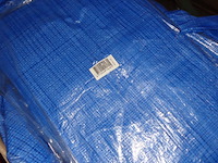 1x zeil blauw 5x8 mtr - afbeelding 3 van  3