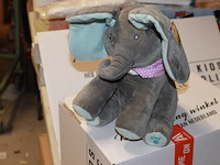 1x zingende olifant praat je na en zingt kiekeboe grijs/blauw mix doos 10 loc o13 - afbeelding 4 van  5