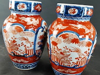 2 19de eeuwse japans imari vazen - afbeelding 4 van  5