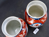 2 19de eeuwse japans imari vazen - afbeelding 5 van  5