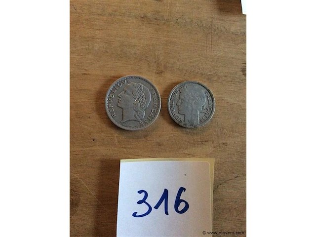 2 & 5fr franfrijk - afbeelding 2 van  2