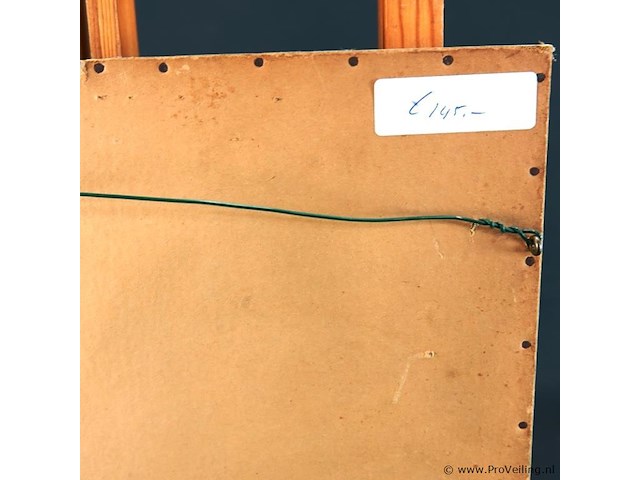 2 antieke etsen gezigt op voorzijde 't klooster alavante in maastricht en achterzijde - afbeelding 5 van  5