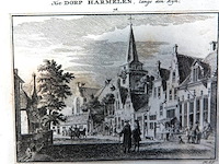 2 antieke gravures dorp harmelen - afbeelding 4 van  5
