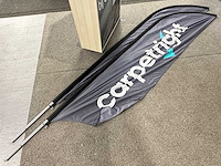 2 beachvlaggen en decor element "welkom" - afbeelding 3 van  3