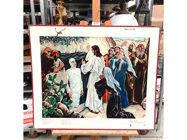 2 bellarminus bijbelplaten uit 50 jaren - afbeelding 2 van  5