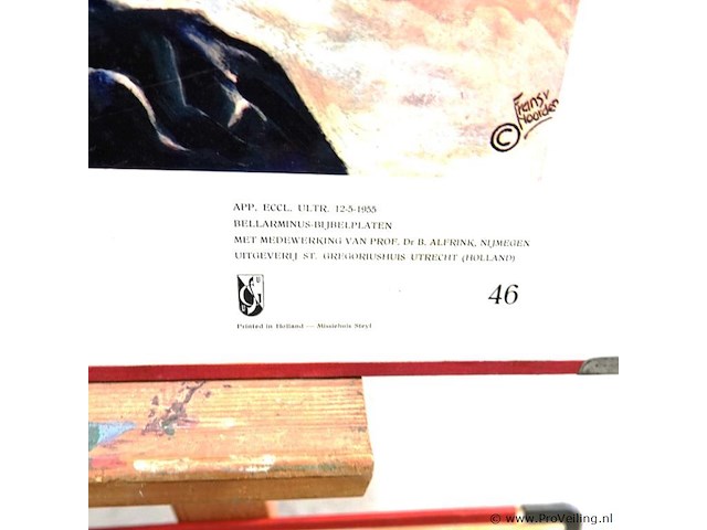 2 bellarminus bijbelplaten uit 50 jaren - afbeelding 4 van  5
