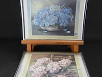 2 bloemstillevens in wissellijst - afbeelding 1 van  5