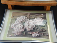 2 bloemstillevens in wissellijst - afbeelding 3 van  5