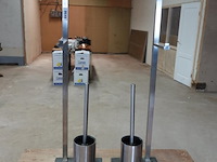 2 blomus geborsteld rvs toiletstandaards - afbeelding 1 van  5