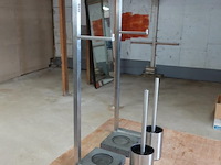 2 blomus geborsteld rvs toiletstandaards - afbeelding 4 van  5