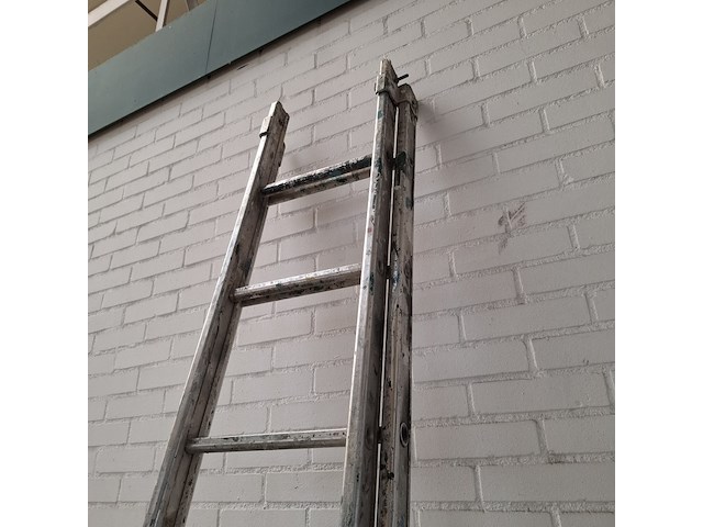 2-delige ladder 2x 10 treeds - afbeelding 3 van  3
