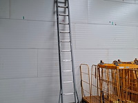 2-delige ladder 2x 12 treeds - afbeelding 1 van  3
