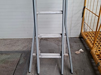 2-delige ladder 2x 12 treeds - afbeelding 2 van  3