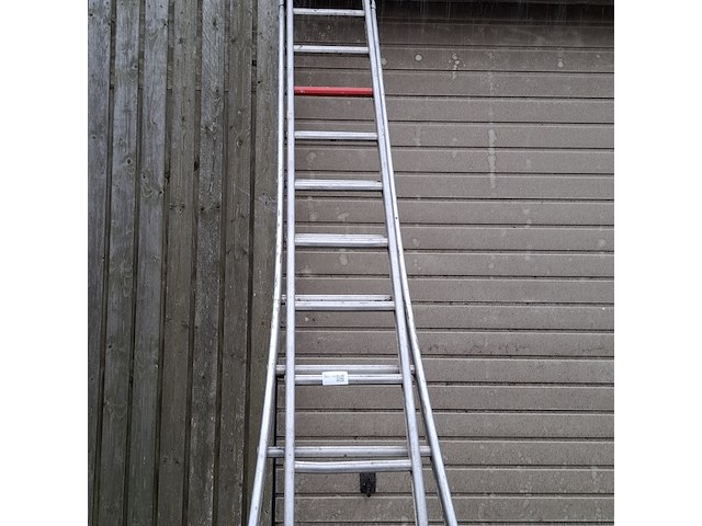 2-delige ladder 2x 14 treeds - afbeelding 3 van  5