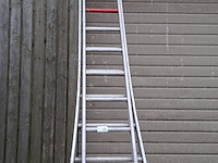 2-delige ladder 2x 14 treeds - afbeelding 3 van  5
