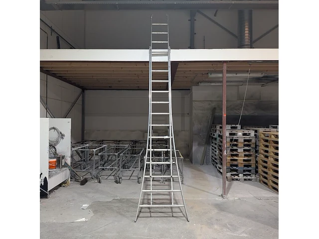 2-delige ladder 2x 14 treeds - afbeelding 1 van  5