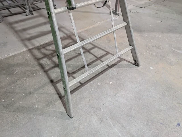 2-delige ladder 2x 14 treeds - afbeelding 2 van  5