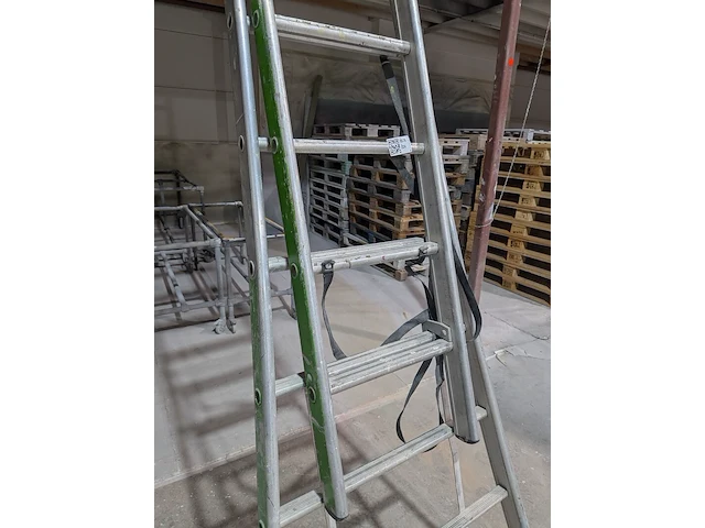 2-delige ladder 2x 14 treeds - afbeelding 3 van  5