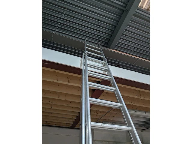2-delige ladder 2x 14 treeds - afbeelding 4 van  5