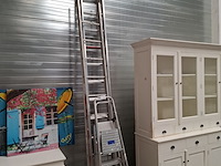 2-delige ladder en 2x keukentrap