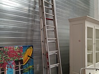 2-delige ladder en 2x keukentrap - afbeelding 3 van  5