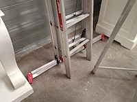 2-delige ladder en 2x keukentrap - afbeelding 4 van  5