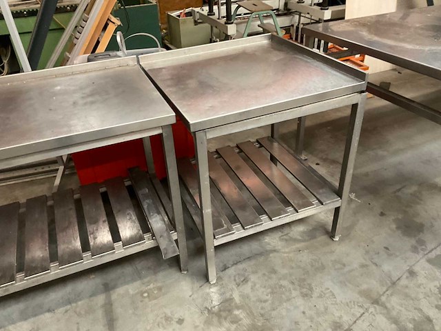 2-delige rvs werktafel - afbeelding 3 van  10