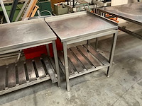 2-delige rvs werktafel - afbeelding 3 van  10