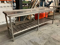 2-delige rvs werktafel - afbeelding 4 van  10