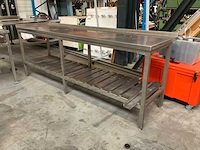2-delige rvs werktafel - afbeelding 5 van  10